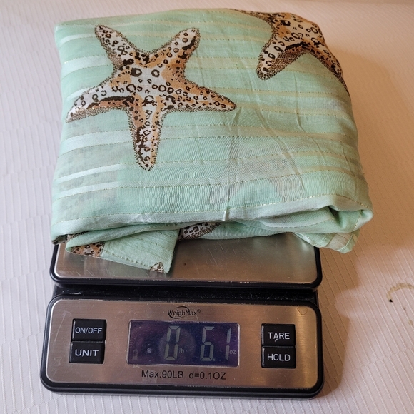 Soft Surroundings Stella Marina Top Metallic Thread Sea Shells Starfish Beaded s - Picture 2 of 9
